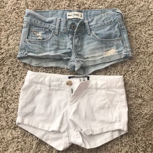 Girls size 8 & 10 Abercrombie Kids shorts